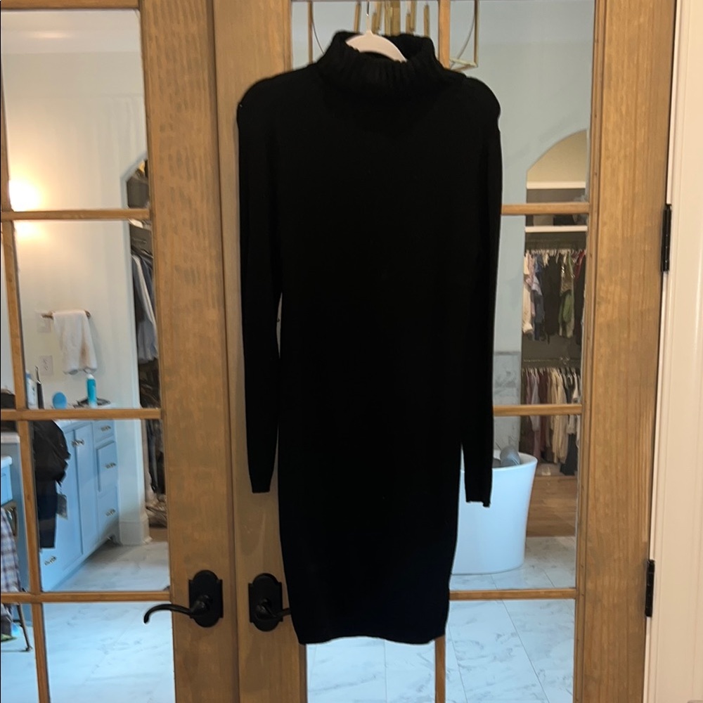 Black Turtleneck Dress